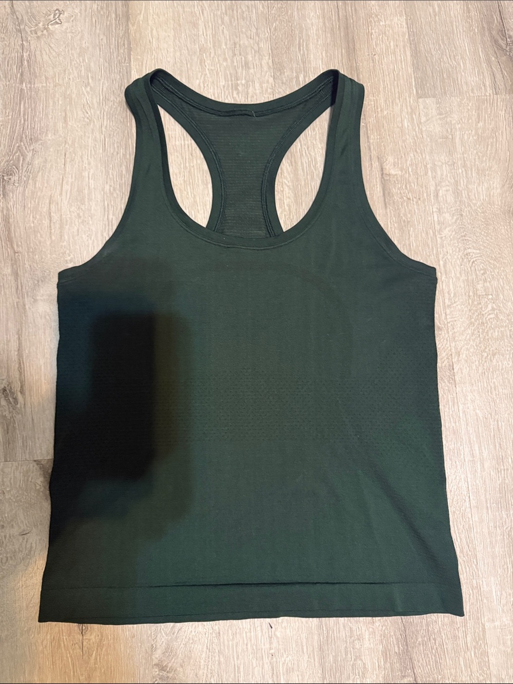 lululemon athletica Dark Green Racerback Tank Top